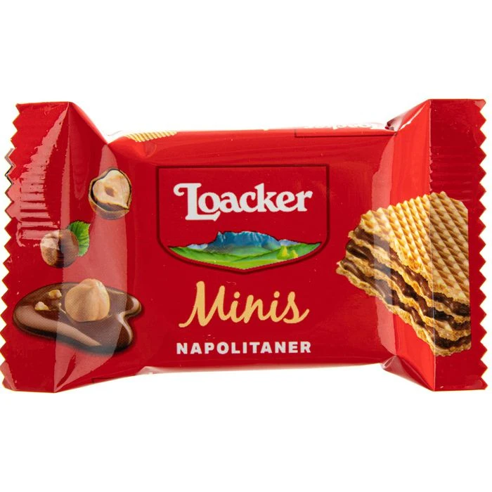Loacker Waffeln Minis Napolitaner, Je 10g, 200 Stück 3 Loacker Waffeln Minis Napolitaner, Je 10g, 200 Stück – Bild 3