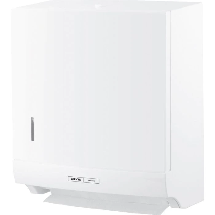 CWS Handtuchspender Paradise Paper Slim, 4622000, Kunststoff, Mit Panel Und Schloss, 300 Tücher, Weiß 1 CWS Handtuchspender Paradise Paper Slim, 4622000, Kunststoff, Mit Panel Und Schloss, 300 Tücher, Weiß