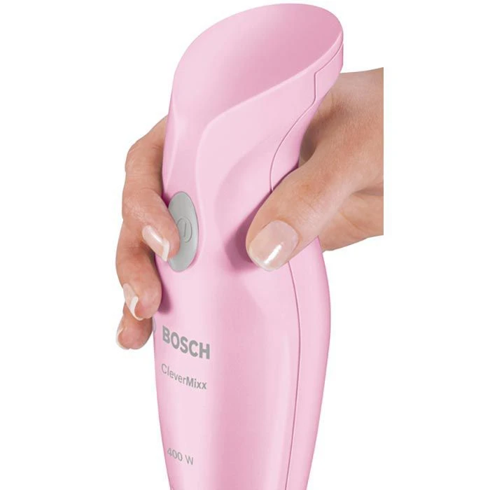 Bosch Stabmixer MSM2410K, CleverMixx Fun, Edelstahl, 400 Watt, Gentle Pink 2 Bosch Stabmixer MSM2410K, CleverMixx Fun, Edelstahl, 400 Watt, Gentle Pink – Bild 2