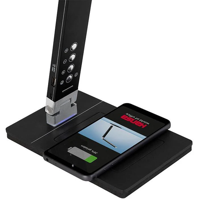 Hansa Schreibtischlampe LED Magic Light Plus, Dimmbar, Schwarz, USB, Nachtlicht, Standfuß 5 Hansa Schreibtischlampe LED Magic Light Plus, Dimmbar, Schwarz, USB, Nachtlicht, Standfuß – Bild 5