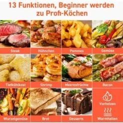 Cosori Fritteuse Premium XXL, CP158-AF-RXL, 1700 W, Heißluftfritteuse, Ohne Öl, Für 5,5 Liter -Haushaltsprodukte 096765cfcd09de8cf16c2f64a32890024dc40d4f fritteuse cosori premium xxl cp158 af rxl