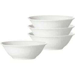 Ritzenhoff&Breker Müslischale Snap Bianco, Porzellan, Weiß, Servierschale, 18cm, Set, 4 Stück -Haushaltsprodukte 0ac47c6ad876b35b98562201da989c12e98bbf61 mueslischale ritzenhoffundbreker snap bianco