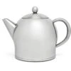 Bredemeijer Tee-Kanne Minuet Santhee, Edelstahl, Doppelwandig, Silber Matt, 1,4 L