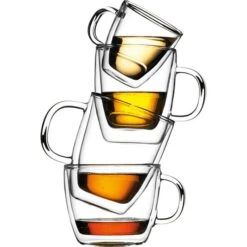 Bodum Kaffeegläser Bistro Caffe Latte 10608-10, Doppelwandig, Mit Henkel, 450ml, 2 Stück -Haushaltsprodukte 0ed946f6d4a0a5c09e38a182bf61ba8e288920d6 kaffeeglaeser bodum bistro caffe latte 10608 10