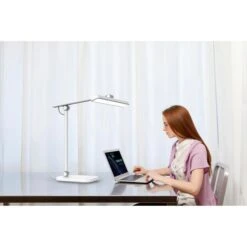 Unilux Schreibtischlampe Pureline LED, Standfuß, Dimmbar, Lichtsensor -Haushaltsprodukte 0f60b2132463887fab459763e8db423c1aa713cf schreibtischlampe unilux pureline led