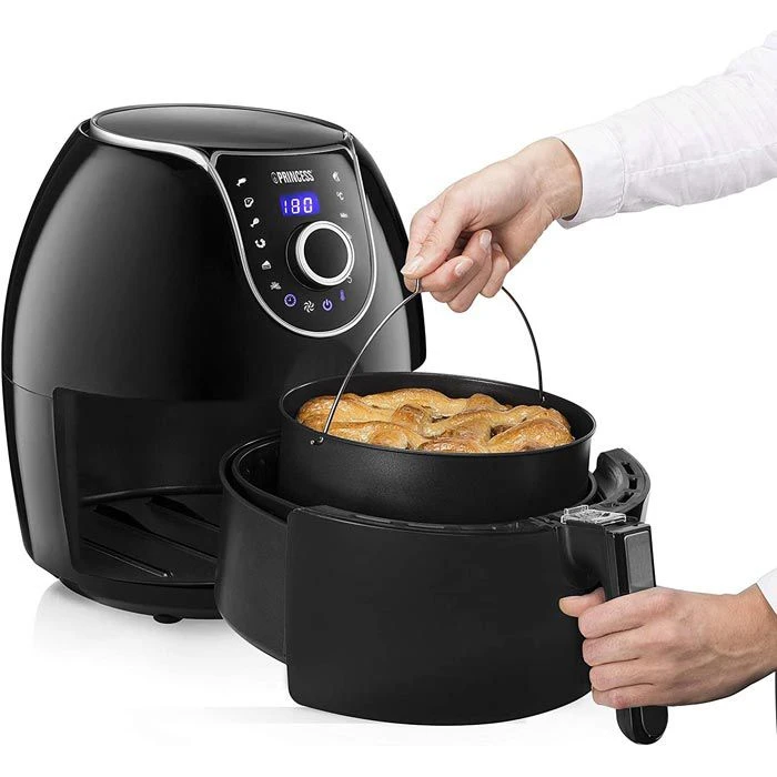 Princess Fritteuse XXL 182055 Heißluftfritteuse, 1700 Watt, Aerofryer, Ohne Öl, Für 5,2 Liter 2 Princess Fritteuse XXL 182055 Heißluftfritteuse, 1700 Watt, Aerofryer, Ohne Öl, Für 5,2 Liter – Bild 2