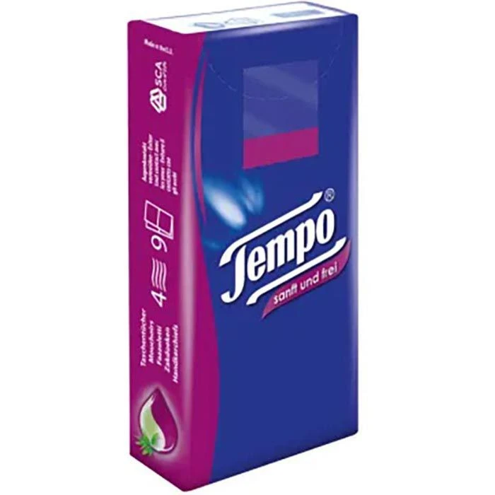 Tempo Taschentücher Sanft Und Frei, 4-lagig, 10 Päckchen 2 Tempo Taschentücher Sanft Und Frei, 4-lagig, 10 Päckchen – Bild 2