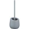 Wenko WC-Bürste Badi, Grau, Bürstenhalter Aus Keramik, Mit Silikonbürste