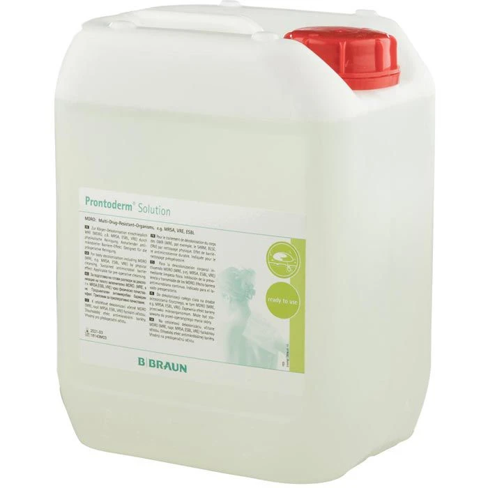 B.Braun Desinfektionsmittel Prontoderm, 400100, Hautdesinfektion, Kanister, 5 Liter 1 B.Braun Desinfektionsmittel Prontoderm, 400100, Hautdesinfektion, Kanister, 5 Liter