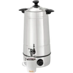 Bartscher Heißwasserspender 200065, 7 Liter, 2000 Watt, Silber