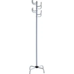 Idimex Garderobenständer Kaktus, 18200, Mit 8 Haken, Metall, Weiß