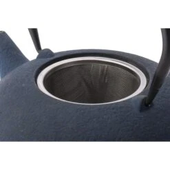 Bredemeijer Tee-Kanne Yantai, Gusseisen, Mit Edelstahl-Filter, Dunkelblau, 1,2 L -Haushaltsprodukte 1b6ad0201ba9185fd10068c3ed328745ca2a70e5 tee kanne bredemeijer yantai gusseisen