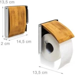 Toilettenpapierspender Relaxdays Bambus Und Edelstahl, Für 1 Kleinrolle, Braun 6 Toilettenpapierspender Relaxdays Bambus Und Edelstahl, Für 1 Kleinrolle, Braun -Haushaltsprodukte 1bb6d9a69360b19a3fd9368f600a67525956cf3b toilettenpapierspender relaxdays
