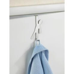 Wenko Kleiderhaken Boy, 4468140100, Für Die Tür, Silber, Edelstahl, 1 Haken -Haushaltsprodukte 1d15e4476bf37c70c00040b3e68b3ac03e6f0793 kleiderhaken wenko boy 4468140100