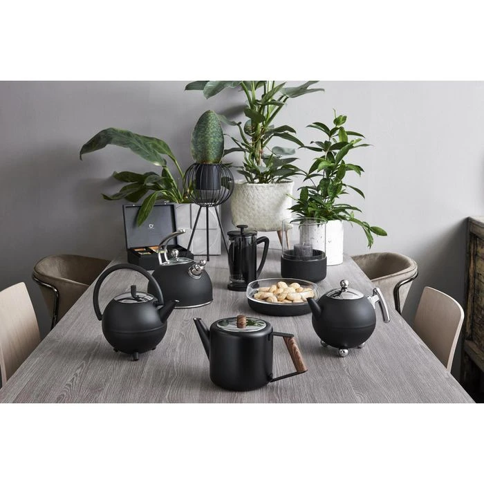 Bredemeijer Tee-Kanne Boston, Edelstahl, Doppelwandig, Schwarz Matt, 1,1 L 7 Bredemeijer Tee-Kanne Boston, Edelstahl, Doppelwandig, Schwarz Matt, 1,1 L – Bild 7