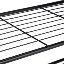 Relaxdays Garderobenständer 10027470, Mit Rollen, 2 Ablagen & 4 Haken, Metall, Schwarz -Haushaltsprodukte 1f0443c201dffe92e51a49bef03f049573b8ae58 garderobenstaender relaxdays 10027470