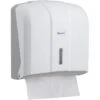 Böttcher-AG Handtuchspender Profi, Kunststoff, Für 500 Falthandtücher, Weiß