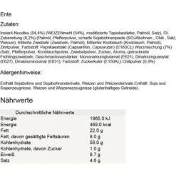 A-One Fertiggericht Chicken, Beef Und Duck Flavour, Nudelsuppe, 10x Huhn, Rind, Ente, Je 85g, 30 Pack -Haushaltsprodukte 23f97f42483a82be76ec453281aec6caf246ef75 fertiggericht a one chicken beef und duck flavour