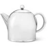 Bredemeijer Tee-Kanne Minuet Santhee, Edelstahl, Doppelwandig, Silber Glänzend, 1,4 L