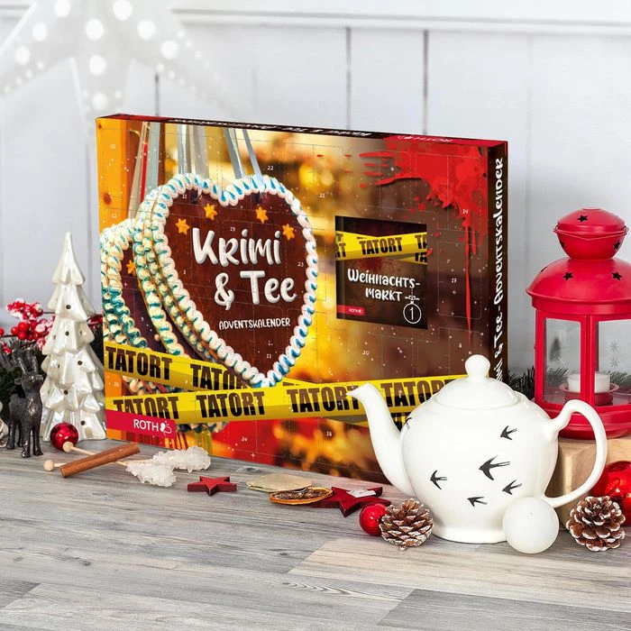 Roth Adventskalender Krimi & Tee Gefüllt Mit Einem Krimi In 24 Kapiteln & Bio-Tee 2 Roth Adventskalender Krimi & Tee Gefüllt Mit Einem Krimi In 24 Kapiteln & Bio-Tee – Bild 2