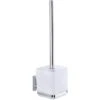 Wenko WC-Bürste Vacuum-Loc Quadro, Weiß, Bürstenhalter Aus Edelstahl, Zur Wandmontage