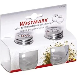 Westmark Salz-und-Pfefferstreuer Roma 65462270, Set, Aus Glas / Edelstahl, Transparent 7 Westmark Salz-und-Pfefferstreuer Roma 65462270, Set, Aus Glas / Edelstahl, Transparent -Haushaltsprodukte 269fc48e59adac85399d7b20d556f6fdd396ebc0 salz und pfefferstreuer westmark roma 65462270