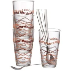 Ritzenhoff&Breker Kaffeegläser Latte Macchiato, Set Mit Löffel, 370ml, 8-teilig -Haushaltsprodukte 2811908adc7bcfa4a9f699c244c0aac144933ea0 kaffeeglaeser ritzenhoffundbreker latte macchiato