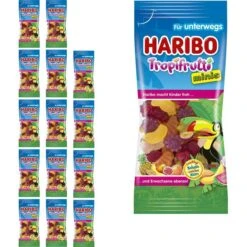 Haribo Fruchtgummis Tropifrutti, Je 75g, 14 Beutel, 1050g