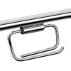 Emco Toilettenpapierspender System 2, Metall, Für 1 Kleinrolle, Für Stützgriffe, Chrom