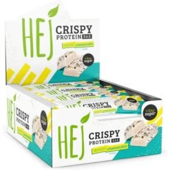 HEJ Proteinriegel Crispy Protein Bar Low Sugar, Lemon Cheesecake, Je 45g, 12 Riegel