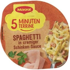 Maggi 5-Minuten-Terrine 8er Pack, Spaghetti In Cremiger Schinkensauce -Haushaltsprodukte 2fd69fb62922024993f15c9c831f9e2b9c8728fd fertiggericht maggi 5 minuten terrine