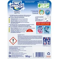 WC-Frisch WC-Duftspüler Kraft Aktiv Lemon, Lufterfrischer Effekt, Sauber + Frisch, Im Korb -Haushaltsprodukte 3194748e18ce80749bbe0b3db69348981e94abf9 wc duftspueler wc frisch kraft aktiv lemon