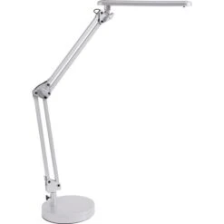 Alco Schreibtischlampe 963 LED, Silber, Mit Standfuß