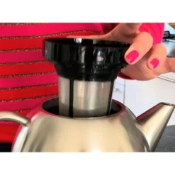 Bredemeijer Tee-Kanne Minuet Santhee, Edelstahl, Doppelwandig, Silber Matt, 1,4 L -Haushaltsprodukte 33459f31872929fe0bebdb5534acddc6a915fb88 tee kanne bredemeijer minuet santhee edelstahl