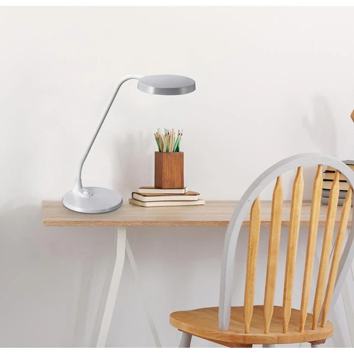 Eschenbach Schreibtischlampe Basic VisionLED, Weiß, Mit Standfuß 2 Eschenbach Schreibtischlampe Basic VisionLED, Weiß, Mit Standfuß – Bild 2