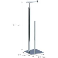 Toilettenpapierspender Relaxdays Metall, 5 Kleinrollen, Separater Rollenhalter -Haushaltsprodukte 38eec9ee96ffe17288a04c1ea7332f0e66072101 toilettenpapierspender relaxdays