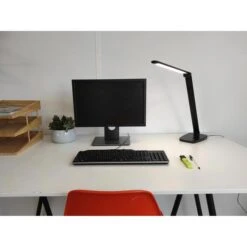 Unilux Schreibtischlampe Twistled LED, Dimmbar, USB, Lichtsensor, Mit Standfuß -Haushaltsprodukte 392e57a5c57294cb7f1e413ea5b6c292af2d4a01 schreibtischlampe unilux twistled led