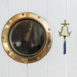 SEA-CLUB Schiffsglocke Mit Anker 1510 Ø 7,5cm Gold, Türglocke Mit Halterung, Messing -Haushaltsprodukte 3a35d0f0d5d861003a339fa6888fa489aaf7f89b schiffsglocke sea club mit anker 1510 durchschnitt 7 5cm gold