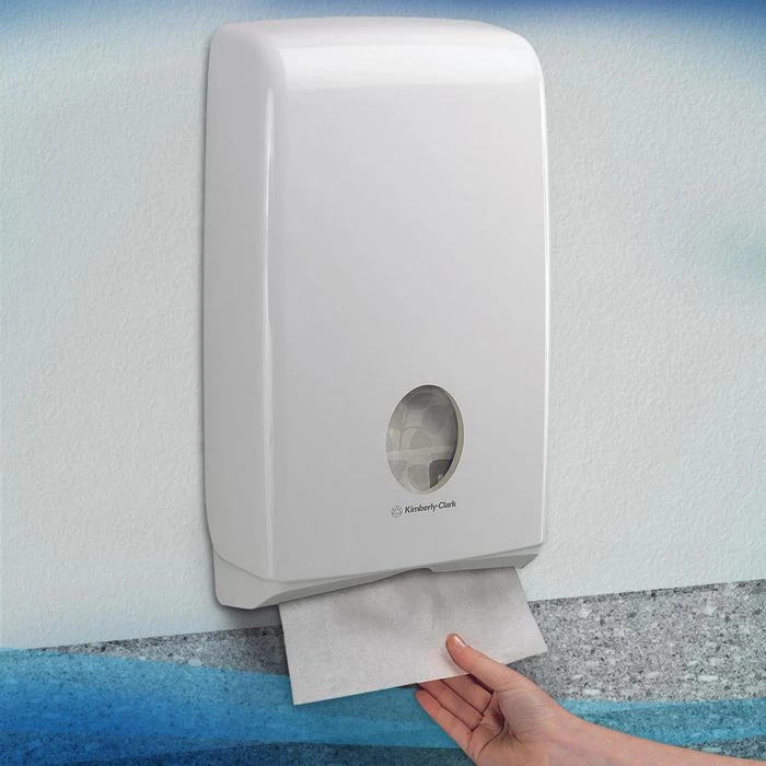 Scott Papierhandtücher Slimfold 5856, Weiß, 1-lagig, Slimfold-Falz, 19 X 29,5 Cm, 1760 Stück 2 Scott Papierhandtücher Slimfold 5856, Weiß, 1-lagig, Slimfold-Falz, 19 X 29,5 Cm, 1760 Stück – Bild 2