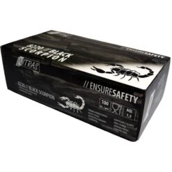 NITRAS Einmalhandschuhe Black Scorpion, Latex, Puderfrei, Schwarz, 100 Stück, Größe L -Haushaltsprodukte 3ba29412641043499e36617d262d26c34dbee4f4 einmalhandschuhe nitras black scorpion latex
