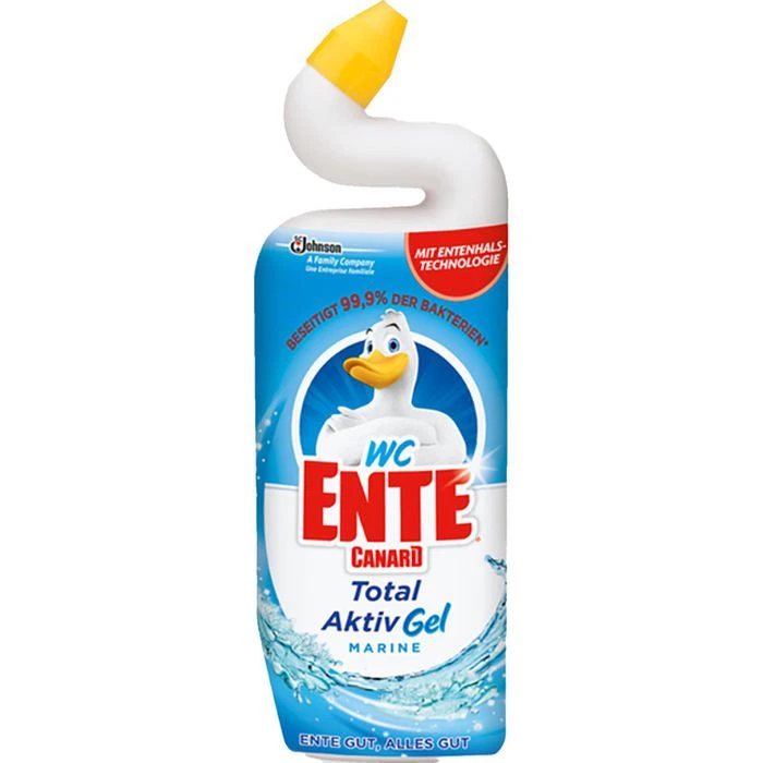 WC-Ente WC-Reiniger Total Aktiv Gel Marine, Beseitigt 99,9% Der Bakterien, 750ml 1 WC-Ente WC-Reiniger Total Aktiv Gel Marine, Beseitigt 99,9% Der Bakterien, 750ml