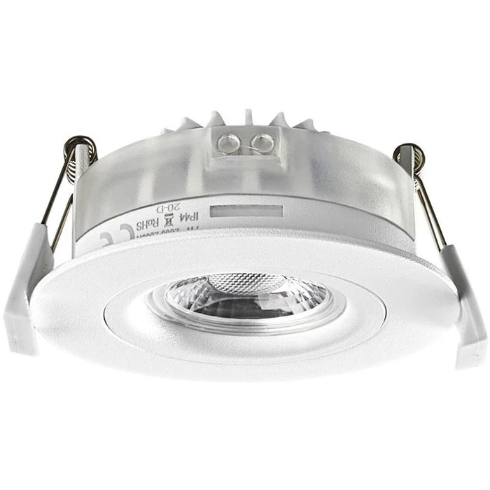 Heitronic Einbaustrahler DL6809 Weiß LED, 520 Lm, 6 W, Warmweiß, Dimmbar, IP44 1 Heitronic Einbaustrahler DL6809 Weiß LED, 520 Lm, 6 W, Warmweiß, Dimmbar, IP44