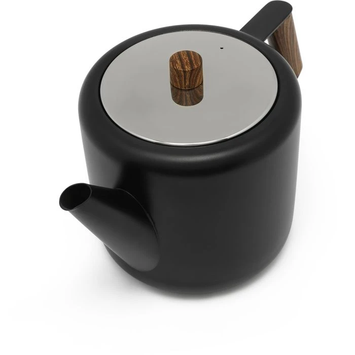 Bredemeijer Tee-Kanne Boston, Edelstahl, Doppelwandig, Schwarz Matt, 1,1 L 4 Bredemeijer Tee-Kanne Boston, Edelstahl, Doppelwandig, Schwarz Matt, 1,1 L – Bild 4