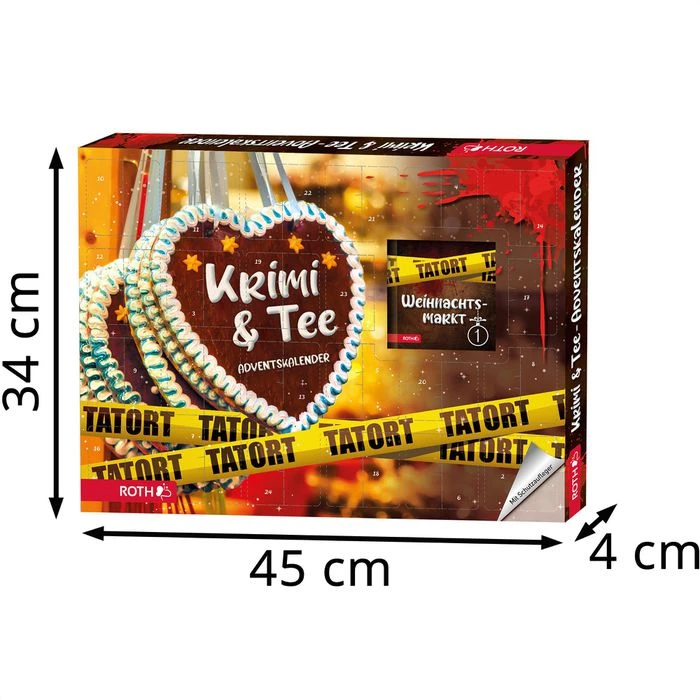 Roth Adventskalender Krimi & Tee Gefüllt Mit Einem Krimi In 24 Kapiteln & Bio-Tee 4 Roth Adventskalender Krimi & Tee Gefüllt Mit Einem Krimi In 24 Kapiteln & Bio-Tee – Bild 4