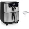 Princess Fritteuse Smart 182037 Heißluftfritteuse, 1500 W, App-Steuerung, Edelstahl, Ohne Öl, 4,5 L