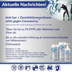 AF Anti-bac+, ABHHR500, Händedesinfektionsgel, Sanitizing Hand Rub, 500ml, Desinfektionsmittel -Haushaltsprodukte 4428ce8a70a80fe93f33fb8fd1b4f4736aa5ae76 desinfektionsmittel af anti bac plus abhhr500