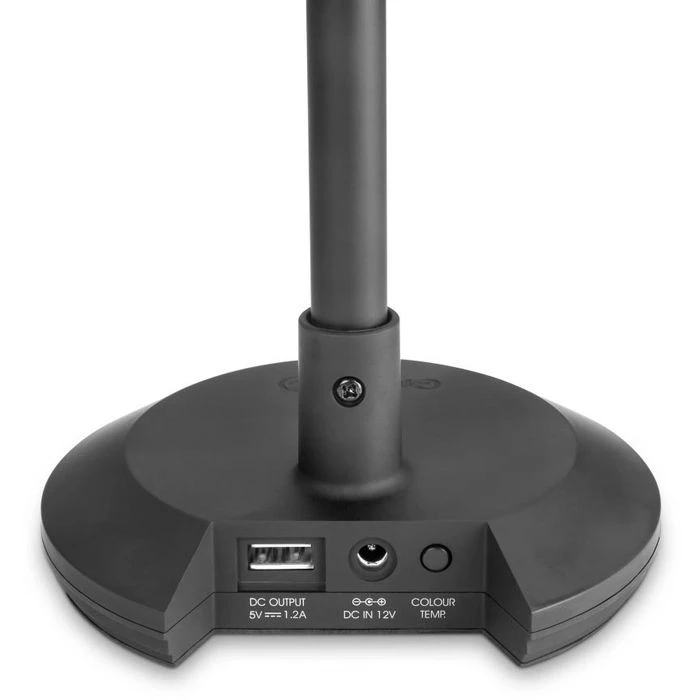 Gravity Schreibtischlampe PL 2B LED, Dimmbar, USB, Standfuß, Schwarz 4 Gravity Schreibtischlampe PL 2B LED, Dimmbar, USB, Standfuß, Schwarz – Bild 4