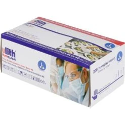 Ulith Einmalhandschuhe Nitril Typ 40, Puderfrei, Blau, 200 Stück, Größe L -Haushaltsprodukte 451140a2e739a2bd4ec412b81cc59ddeaaaaca74 einmalhandschuhe ulith nitril typ 40 puderfrei