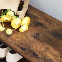 Vasagle Garderobenständer HSR45BX, Vintage, Mit 10 Haken, Metall / Holz, Schwarz / Braun -Haushaltsprodukte 455e7cf8c44cb22d282d14a0609a3d344051ede9 garderobenstaender vasagle hsr45bx vintage