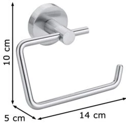 Tesa Toilettenpapierspender Moon, 40301, Ohne Bohren, Metall, Für 1 Kleinrolle, Silber -Haushaltsprodukte 46d7910b21a2ac803030818e8bd8aad51ab7e29e toilettenpapierspender tesa moon 40301